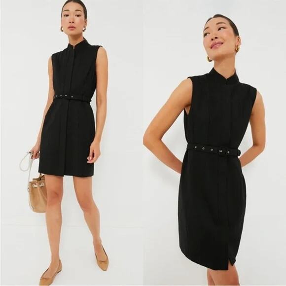 Tuckernuck Pomander Place Dahlia Sleeveless Dress Black - Picture 1 of 11